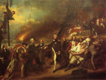 約翰 辛格頓 科普利 The Victory of Lord Duncan aka Surrender of the Dutch Admiral DeWinter to Admiral Duncan, 11 October 1797 約翰 辛格頓 科普利 The Victory of Lord Duncan aka Surrender of the Dutch Admiral DeWinter to Admiral Duncan, 11 October 1797